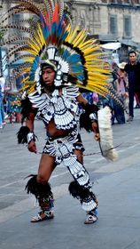 Mexica dancer Great Temple.