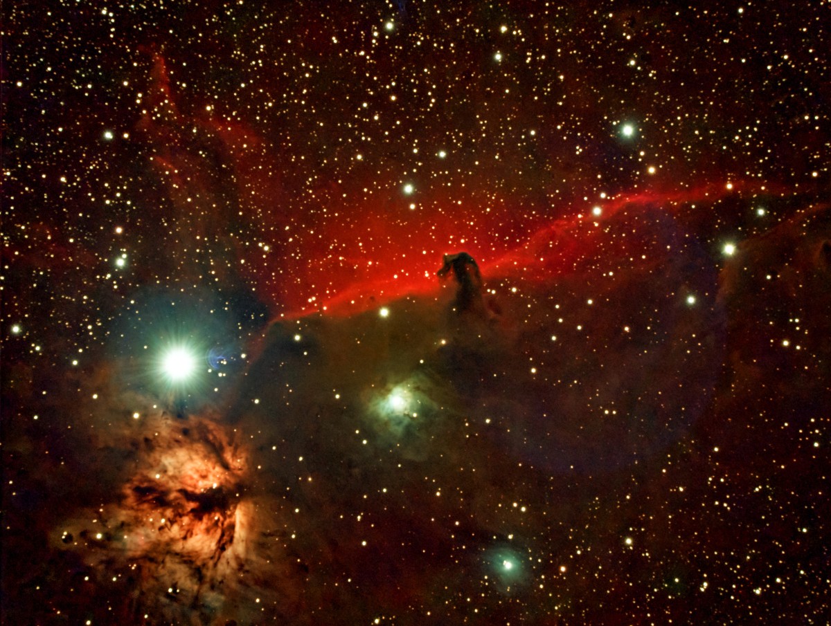  Nebulosa Cabeza de Caballo y Flama