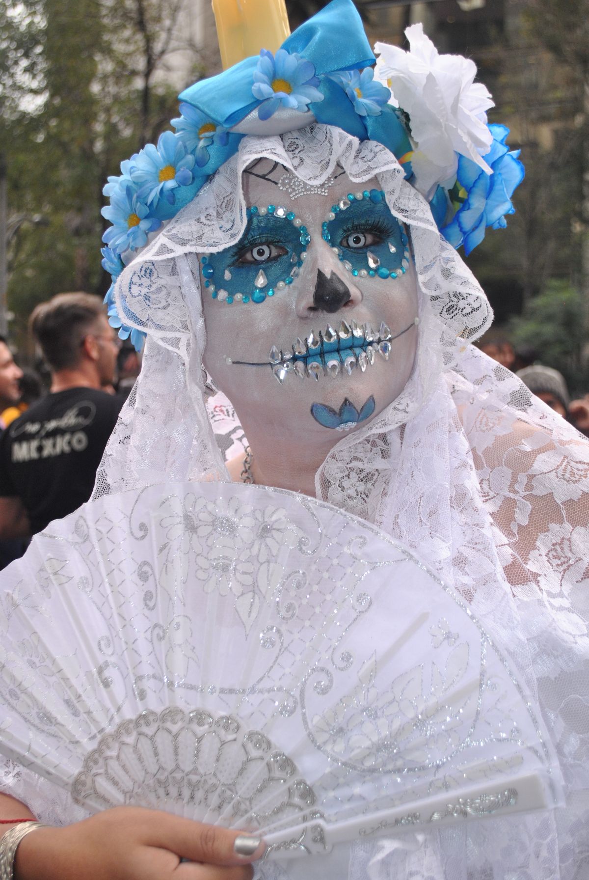 Catrina blue eyes.