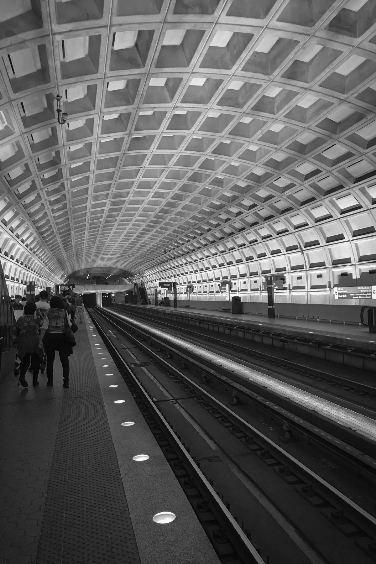 Esperando el metro