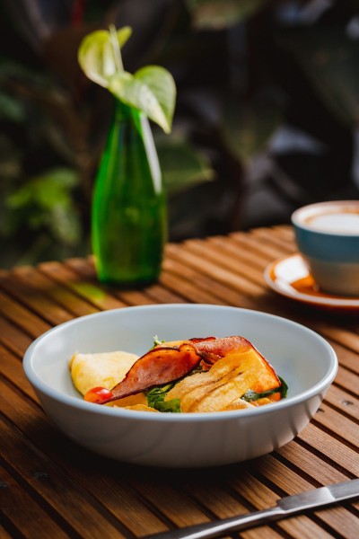 Foto gastronómica de desayuno