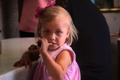 Desayunando en algún pueblito