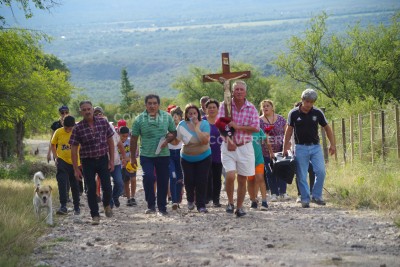 Procesion a la montaña