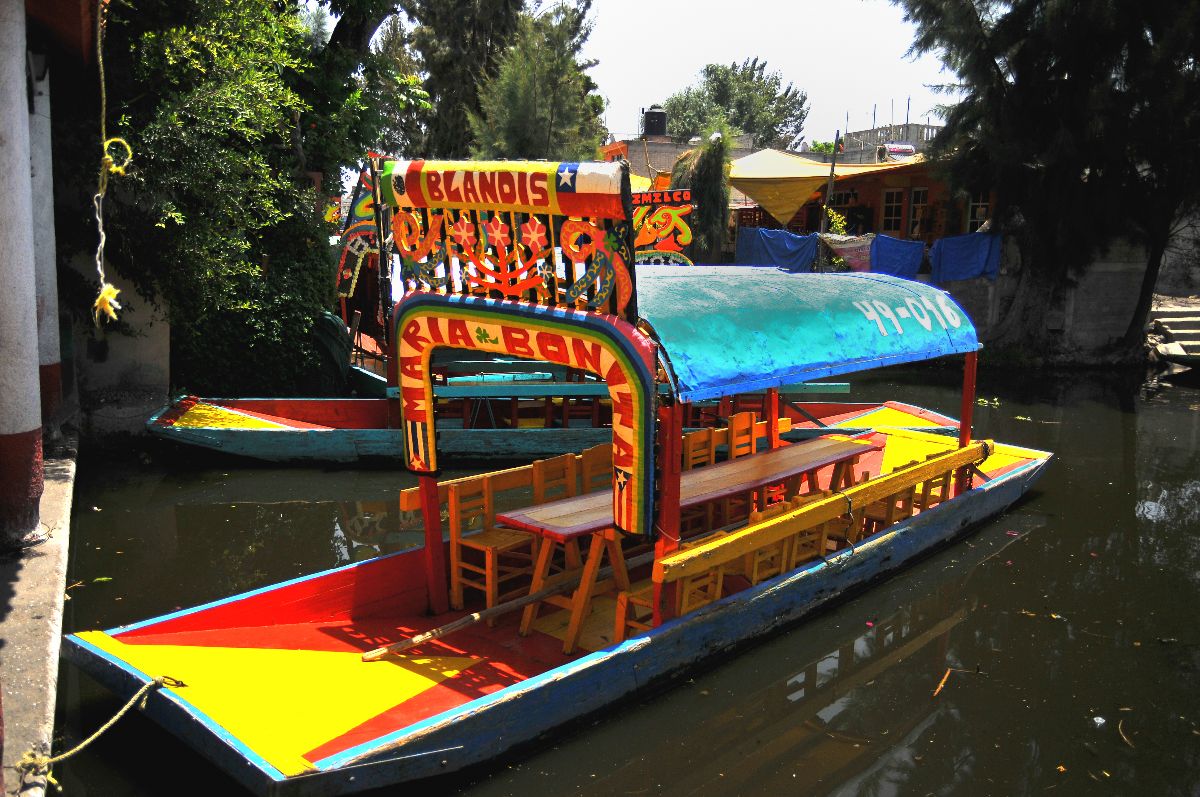 La trajinera,Xochimilco.CDMX.